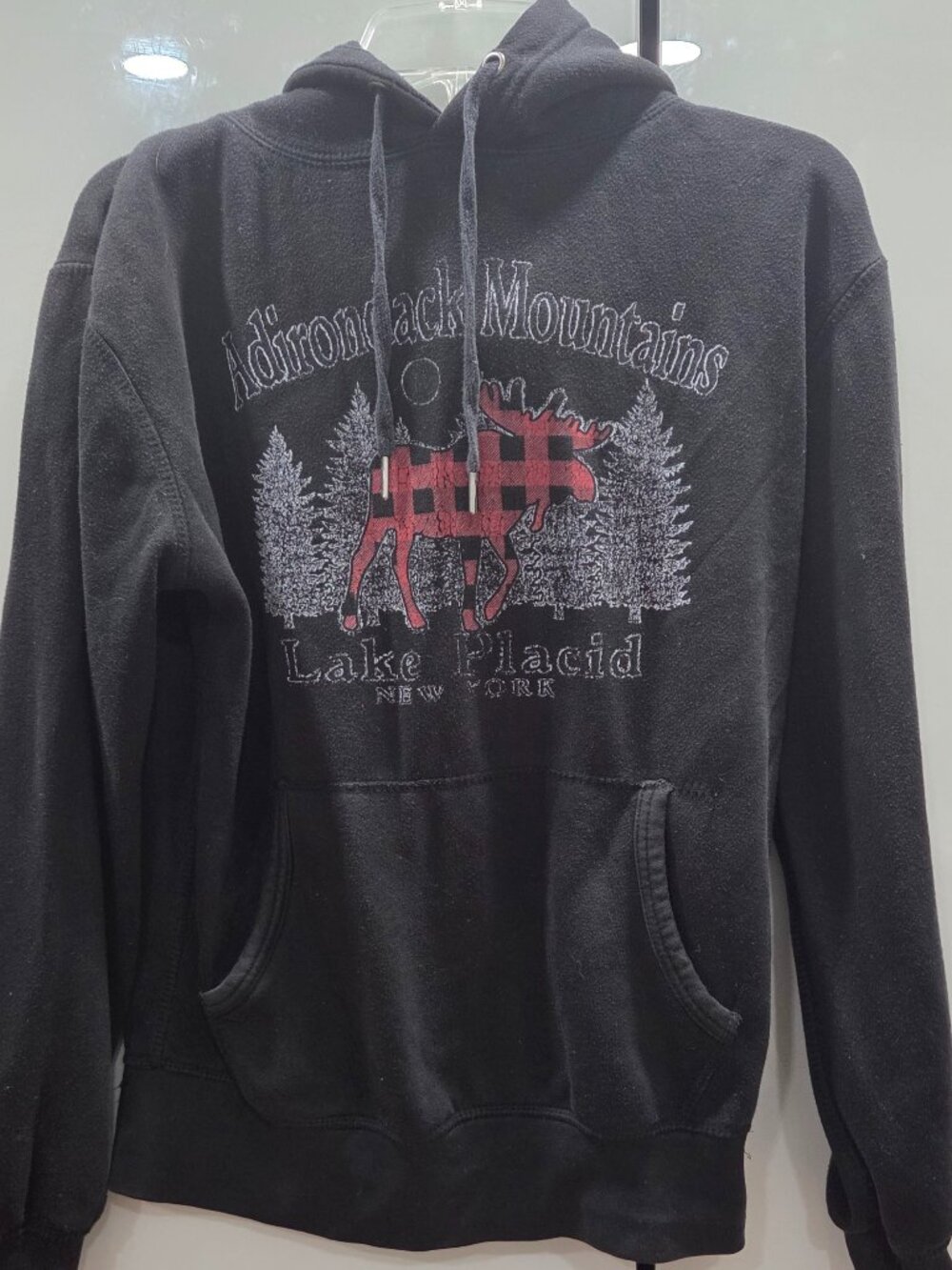 HOODIE representing Lake Placid NY Adirondack mountains